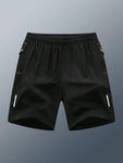 5pcs/Set Men's Quick-Drying Breathable Iced Silk Outdoor Beach Leisure Shorts For Summer