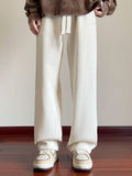 Men's Simple Corduroy Straight-Leg Pants