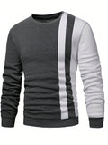 Manfinity Homme Men Colorblock Thermal Lined Sweatshirt