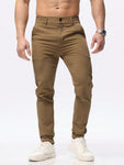 NEW Men's Straight-Leg Casual Pants, Versatile Long Trousers - MapleCo