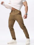 NEW Men's Straight-Leg Casual Pants, Versatile Long Trousers - MapleCo