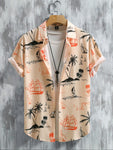 Manfinity RSRT Men Tropical Print Shirt Without Tee - MapleCo