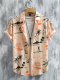 Manfinity RSRT Men Tropical Print Shirt Without Tee - MapleCo