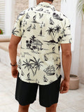 Manfinity RSRT Men Tropical Print Shirt Without Tee - MapleCo