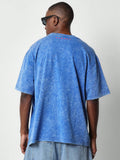 SUMWON Washed Tee With Graphic Print - MapleCo