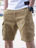 Manfinity Loose Fit Men's Flap Pocket Side Cargo Shorts