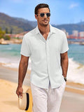 Men's Short Sleeve Casual Beach Holiday Shirt - MapleCo