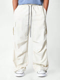 SUMWON Loose Fit Cargo Pant With Drawcords