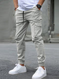 Men's New Style Workwear Cargo Pants, Multi-Pocket Jogger Outdoor Casual Trousers