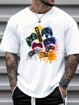 Men's Game Console Printed Short Sleeve T-Shirt