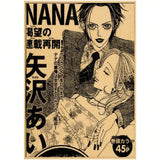 1pc Funny Japanese Anime Nana Osaki Poster Home Decal Art Painting Nana Anime Wall Sticker For Coffee House Bar Decoration PaintingFrameless - MapleCo