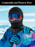 Winter Knitted Balaclava Beanie Hat Warm Cycling Ski Mask, Women Windproof Hood, Balaclavas Heavyweight Thermal Fleece