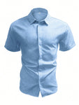 Men's Short Sleeve Casual Beach Holiday Shirt - MapleCo