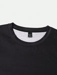 Manfinity Homme Men Ombre Casual Daily Wear Short Sleeve T-Shirt For Spring/Summer