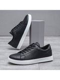 Men's Casual Sports Sneakers, Non-slip White Shoes For All Seasons, Suitable For Students - MapleCo