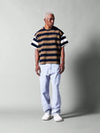 SUMWON Boxy Fit Striped Tee - MapleCo