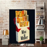 1pc, Miller Cigarette AlbumWall Art,MinimalismPoster Printing Canvas Painting,Home Decor,Room Decoration Stuff, Suitable For Decorative Painting In  Bedroom