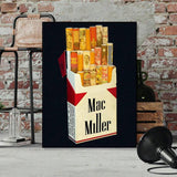 1pc, Miller Cigarette AlbumWall Art,MinimalismPoster Printing Canvas Painting,Home Decor,Room Decoration Stuff, Suitable For Decorative Painting In  Bedroom