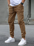 Men's New Style Workwear Cargo Pants, Multi-Pocket Jogger Outdoor Casual Trousers