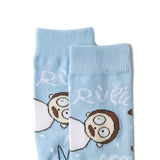 Rick And Morty 1/3/5/10/20Pairs Random Color Mix Men Crew Socks Cartoon Anime Gamers Socks