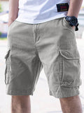 Manfinity Loose Fit Men's Flap Pocket Side Cargo Shorts