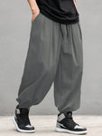 Manfinity EMRG Solid Color Drawstring Jogger Pants With Pockets