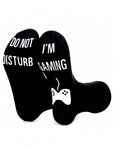 1 Pair Of Men's Do Not Disturb I'M Gaming Socks Men Gifts Ideas Valentines Day Kids Valentine Boy Gamer Sock Gift For Men Dad Father