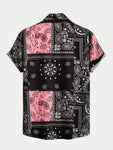 ROMWE Men Paisley Print Shirt - MapleCo