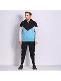 Mens' 2-Piece Quarter Zip Fleece Hoodie Sports Fleece Sweatsuit Heavy Winter Sweat Jacket