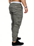 Manfinity LEGND Men Casual Drawstring Waist Cargo Pants