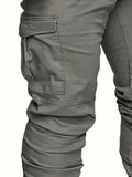 Manfinity LEGND Men Casual Drawstring Waist Cargo Pants