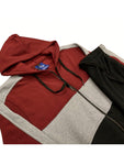 Mens' Jogger Sweatsuit 2-Piece Color Block Sweat Jacket Sweatpants Fleece Suit