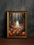 1pc Vintage Gothic Halloween Ghost