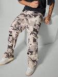 Manfinity Streetrush Men's Camo Printed Loose Fit Workwear Pants With Multiple Pockets