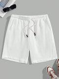 Manfinity Modomio Men Drawstring Waist Slant Pocket Shorts