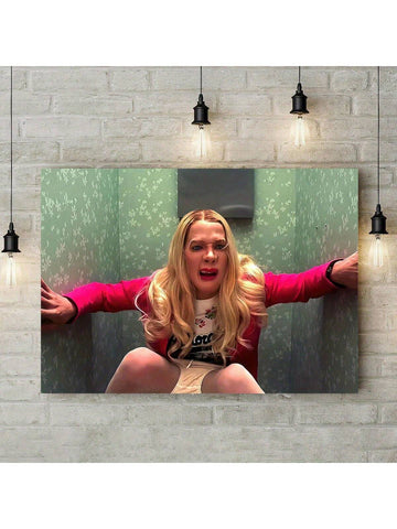 1pc Unframed White Chicks Movie Poster: Funny Bathroom Wall Art, Modern Painting, Creative Canvas Poster, Waterproof Canvas Wall Art, Artwork Wall Painting For Gift, Bedroom, Office, Living Room, Cafe, Bar, Wall Decor, Home And Dormitory Decoration