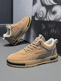 2024 New Men's Winter Casual Padded Work Shoes, Warm Plush Sports Sneakers, Non-Slip Boots, Shoes For Men