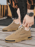 2024 New Men's Winter Casual Padded Work Shoes, Warm Plush Sports Sneakers, Non-Slip Boots, Shoes For Men