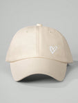 1pc Adjustable Heart Printed Baseball Cap, Outdoor/Sunscreen, Suitable For Travel, Beach, Vacation, Y2K Style, For Youth