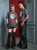 WB Horror X SHEIN 1pc Dark Punk Style Letter