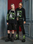 ANNABELLE x SHEIN 1pc Casual Dark Punk Style Horror Character