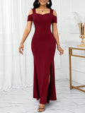 SHEIN Lady Christmas Party Dress Holiday Reception Ceremony Dress