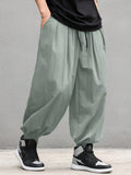 Manfinity EMRG Solid Color Drawstring Jogger Pants With Pockets