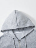 Men's Autumn/Winter Casual Fleece Lined Zip-Up Hooded Sweatshirt - MapleCo