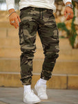 Men's Fashionable Multi-Pocket Outdoor Casual Camo Cargo Pants