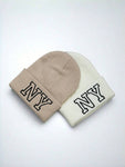 2pcs Unisex Embroidered Knitted Hat Letter King Winter Warm Woolen Hat A Stylish Hat That Goes With Everything