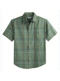 Men's Linen Beach Summer Casual Button Down Shirt Short Sleeve Shirts