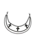 1pc Men Cross Pendant Multi-Layered Metal Fashion Accessory Hip Hop Punk Style Chain For Pants Street Halloween