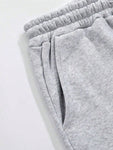 2pcs Men's Classic Solid Color Hoodie And Sweatpants Casual Outfit, Spring