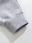 2pcs Men's Classic Solid Color Hoodie And Sweatpants Casual Outfit, Spring